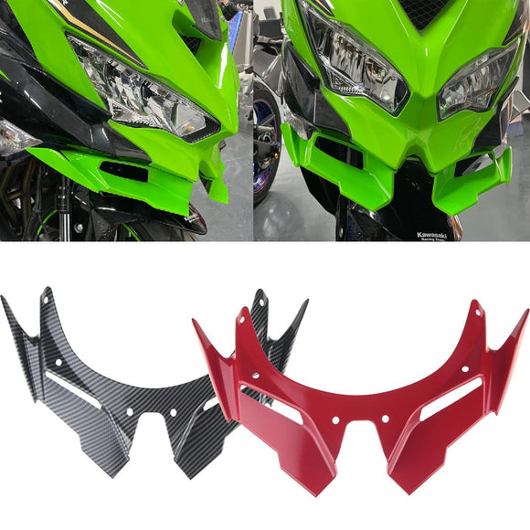 ZX25R Motorcycle Front Light Cowl Side Winglet Wind Fin Spoiler Trim Cover for Kawasaki ZX-25R ZX 25R 2020-2021 Accessories