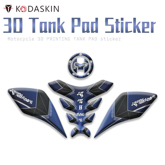 KODASKIN Motor 3D Printing Gas Cap Sticker Fuel Tank Protection Decal Tank Pad Sticker for SUZUKI GSX250R