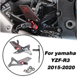 For YAMAHA YZFR1 YZF-R3 YZF R3 2015-2020 Rear Sets Heighten Pedal Adjustable Rearsets FootPegs Shift Lever Brake Kit