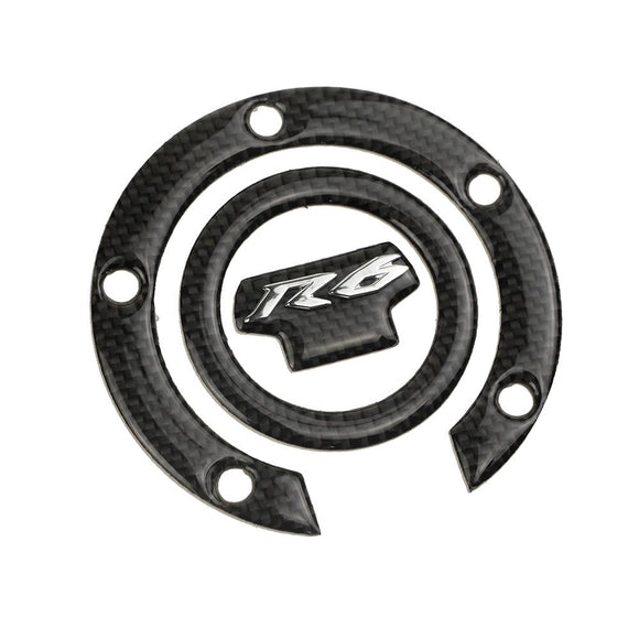 KODASKIN Motorcycle 3D Carbon Gas Cap Decal for Yamaha YZF600 R6 YZF-R6