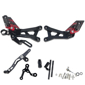 Footrest Aluminum Alloy Adjustable Rearset Foot Rest Foot pegs Motorcycle accessories for Yamaha R6 yzr r6 2020-2022