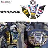 KODASKIN Motor 3D Printing Fuel Tank Pad Sticker for F750GS Yellow