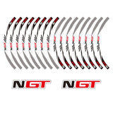 KODASKIN Decal Wheel Rim Motorcycle 2D Emblem Round Sticker for NIU NTG