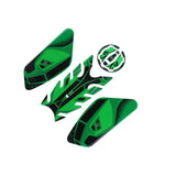 KODASKIN 3D Printing Gas Cap Fuel Tank Pad Sticker Decal Protection for Z900 Z650 NINJA650 ER6F Green Color