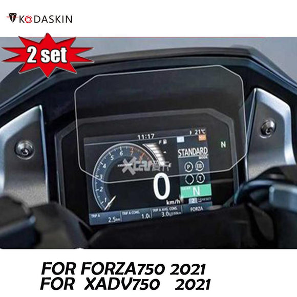 2 Set of Motorcycle TPU Dashboard screen Instrument Protection For Honda Forza750 XADV750  forza 750 2021 Accessories