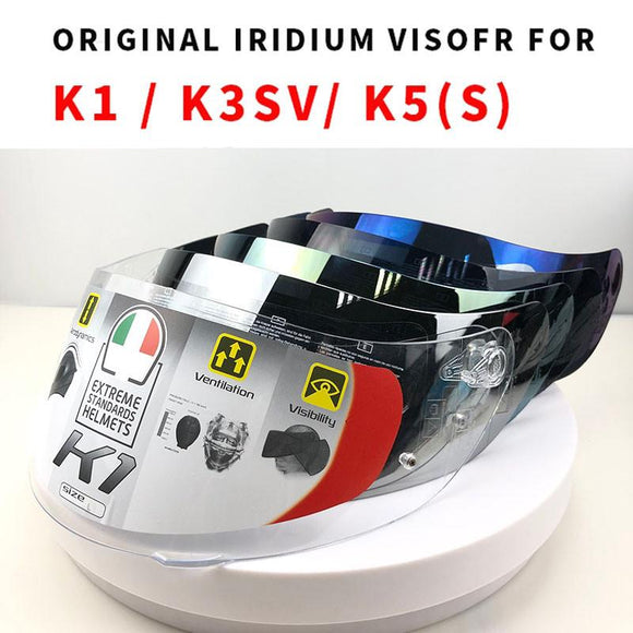 Helmet Visor for K1 K5 K3 SV Motorcycle Detachable Helmet Glasses Motorbike Helmet Lens with GT2 Logo