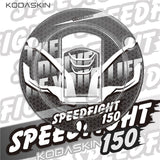 KODASKIN  For PEUGEOT speedfight150 sf150 3D Printing Fiber Fuel Gas Oil Cap Tank Pad Decal Protection