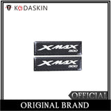 KODASKIN Motorcycle 3D xmax Carbon Timing Belt Cover Front and Rear Round Decal for Yamaha XMAX XMAX300