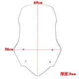 Motorcycle Windshield For Honda CB 500X CB500X Accessories Injection Windscreen Flyscreen Deflector Visor Protector 2016-2019