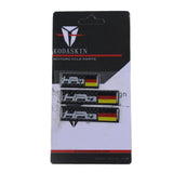 KODASKIN  Carbon Sticker Emblem Decal for BMW HP4 one set/3pieces