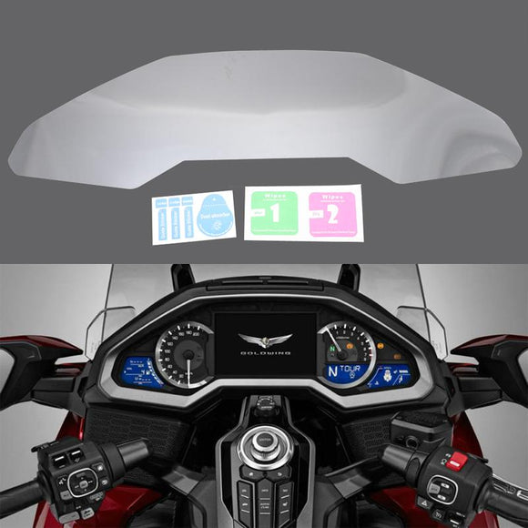 GL1800 2 Set of Motorcycle TPU Dashboard screen Instrument Protection For Honda GoldWing Gold wing GL1800 GL 1800 2018-2020