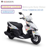 KODASKIN Motorcycle Accessories Waterproof Body Sticker for YAMAHA AS125