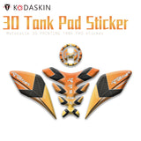 KODASKIN Motor 3D Printing  Fuel Tank Pad Orange Sticker for SUZUKI GSX250R