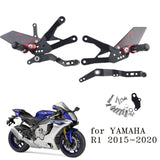 Motorcycle Footrest For YAMAHA R1 2015-2020 YZF R1 CNC Adjustable Rearset Foot Rest Foot pegs accessories