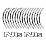 KODASKIN Decal Big Wheel Rim Motorcycle 2D Emblem Round Sticker for NIU N1s