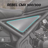 2D Motorcycle Body Full Kits Decoration Sticker Carbon CMX 300 500 Fairing Emblem Sticker Decal For Honda Rebel CMX 500 300