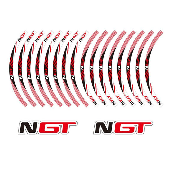 KODASKIN Decal Wheel Rim Motorcycle 2D Emblem Round Sticker for NIU NTG