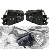 Motorcycle Saddle Bags Side Storage Black left right alforjas para moto motorcycle bag For Harley Sportster XL883