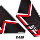 Motorcycle 3D Printing Side Decals Fairing Decoration Sticker Accessories For honda x adv 750 x adv750 xadv750