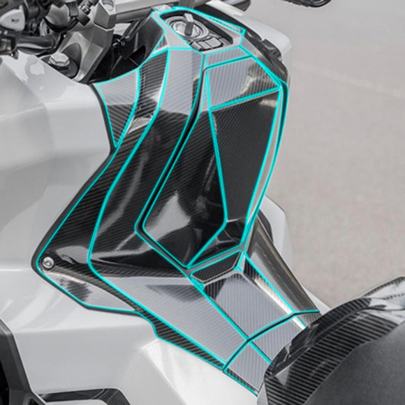 Motorcycle Carbon Sticker For Honda Scooter X ADV 750 Xadv 750 Motorcycle Tank Pad Protector Sticker