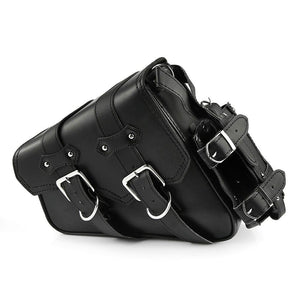 Motorcycle Saddle Bags Side Storage Black left right alforjas para moto motorcycle bag For Harley Sportster XL883