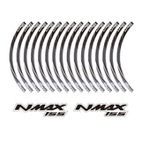 KODASKIN 2D Printing Wheel Rim Emblem Sticker Decal for Yamaha NMAX NMAX155 YZF nmax