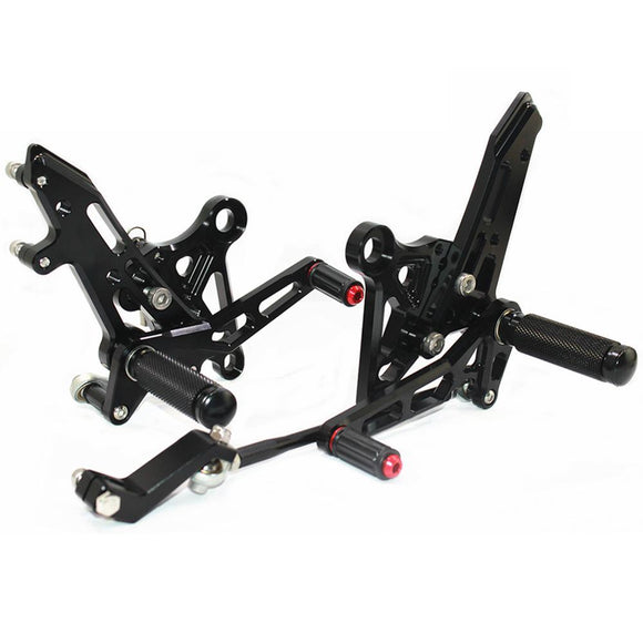 For Honda GROM MSX125 2013 2014 2015 CNC Adjustable Footrests Foot Pegs Rider Rearsets Foot Rest Pedal