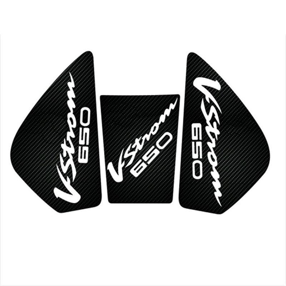 3D Motorcycle Anti slip Tank Pad Sticker Pad Side Gas Knee Grip Protector For SUZUKI V-Strom650 DL650 V-Strom 650 DL 650 VStrom