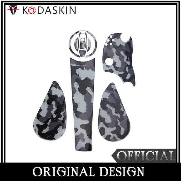 KODASKIN Motorcycle 3D Navy Camouflage Tank Pad Sticker Decal Emblem GRIPPER STOMP GRIPS EASY for DUCATI SCRAMBLER