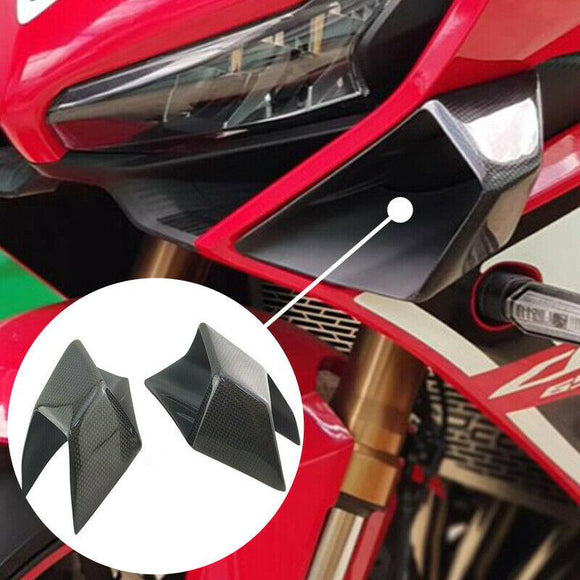 Motorcycle Front Light Cowl Side Winglet Wind Fin Spoiler Trim Cover for Honda CBR650R cbr500r cbr 650f accessories 2019-2021