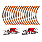 Motorcycle 2D Wheel Decals Rim Stickers Set for PGO TIGRA 150 ABS