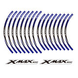 KODASKIN 2D Wheel Rim Emblem Sticker Decal for Yamaha XMAX400 XMAX 400