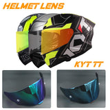 For KYT TT COURSE Helmet Visor Motorcycle Helmet Shield Windshield Sunscreen High Strength TT Helmets Accessories