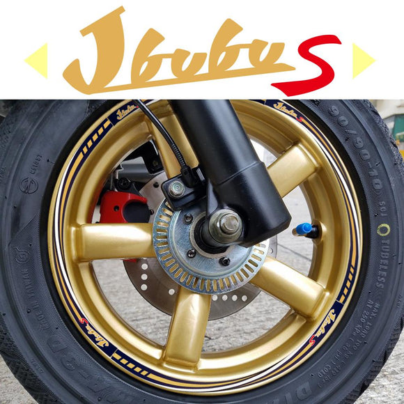 KODASKIN Motorcycle 2D Wheel Decals Rim Stickers Set for PGO J-Bubu125  PGO J-BUBU115