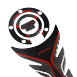 KODASKIN Gas Fuel Tank Cap Pad Protection Sticker for YAMAHA R6 YZF R6 Red