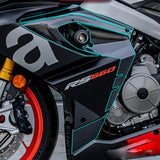 Motorcycle 2D Body Full Kits Decoration Carbon Fairing Emblem Sticker Decal Accessories for Aprilia RS660 rs660