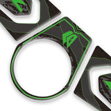 Motorcycle Decal Pad Triple Tree Top Clamp Upper Front End Waterproof Sticker for Honda CB650R