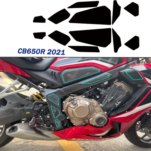 CBR650R 2021 Motorcycle Carbon Fairing Sticker For Honda Scooter