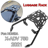 For HONDA XADV X-adv 750 XADV750 2021 Rear Carrier Luggage Rack Tail Board Holder Shelf Toolbox Bracket Accessories