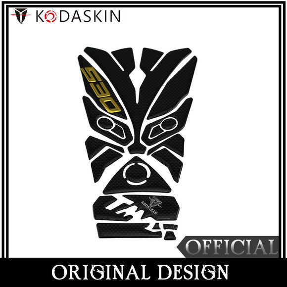 KODASKIN Gas Cap Tank Decal ADESIVI 3D CARBONIO PROTEZIONE per MOTO for TMAX530 2013-2015