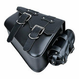 Motorcycle Saddle Bags Side Storage Black left right alforjas para moto motorcycle bag For Harley Sportster XL883