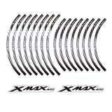 KODASKIN 2D Wheel Rim Emblem Sticker Decal for Yamaha XMAX400 XMAX 400