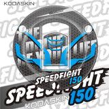 KODASKIN  For PEUGEOT speedfight150 sf150 3D Printing Fiber Fuel Gas Oil Cap Tank Pad Decal Protection