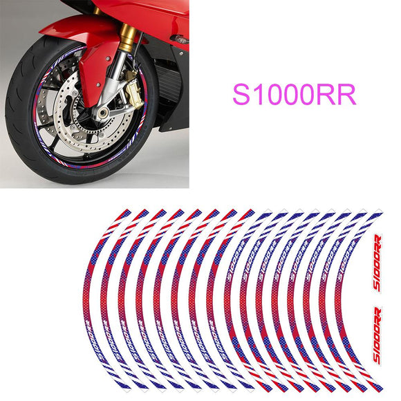 KODASKIN 2D Creativity Wheel Rim Emblem Sticker Decal for BMW S1000RR