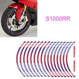 KODASKIN 2D Creativity Wheel Rim Emblem Sticker Decal for BMW S1000RR