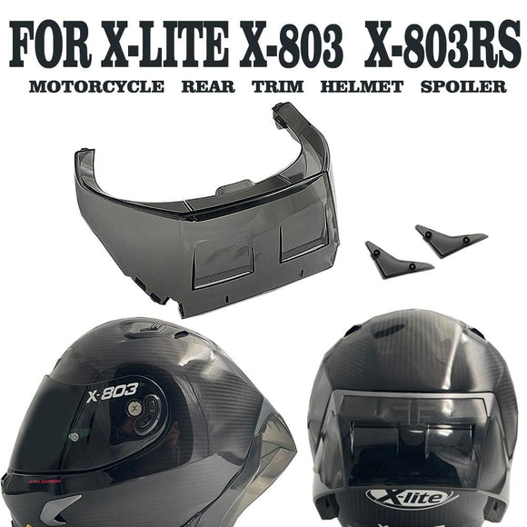 Motorcycle Rear Trim Helmet Spoiler For NOLAN X-Lite X-803 X-803RS X-Lite 803RS Helmet Spoiler Accessories