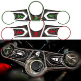 Motorcycle Decal Pad Triple Tree Top Clamp Upper Front End Waterproof Sticker for Honda CB650R