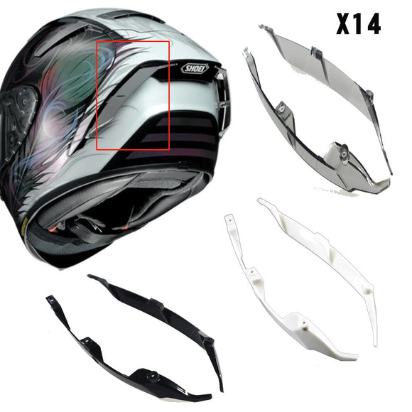 X14 Motorcycle helmet Decoration Accessories Motorcycle helmet spoiler case For SHOEI X14 X-14