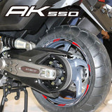 KODASKIN 2D Emblem Sticker Decal Wheel Rim for KYMCO AK550